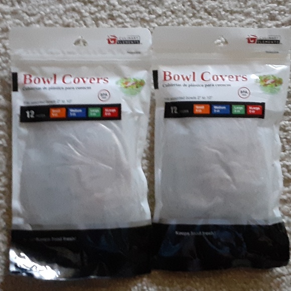 Bundle of 2 Packs of Culinary Elements Bowl Covers (24 Pcs Total) - Picture 2 of 5